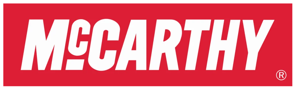 McCarthy Construction Red Logo