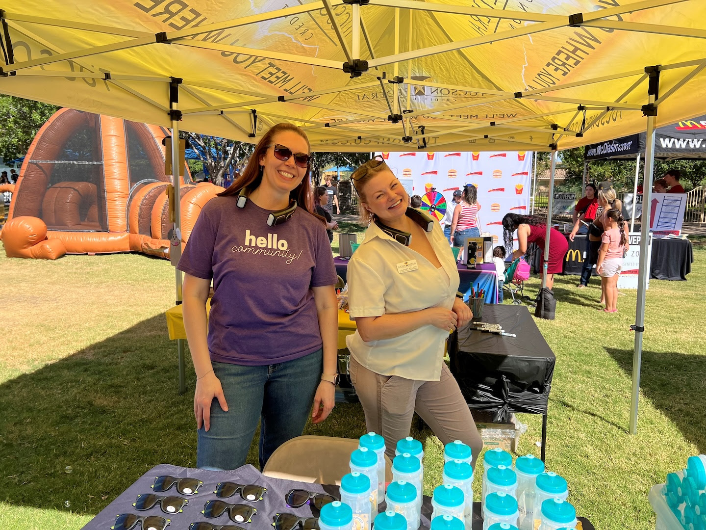 TFCU booth at the 7th Annual #LovePup Family Fest adoption event